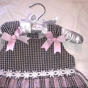 Brown and Pink Gingham dress